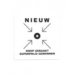 Schietkaart roos nieuw zwarte ring per 1000 st,