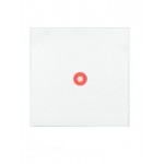 Schietkaart roos rode rand per 1000 st,