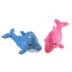 Dolfijn rose en blauw 30cm. Dolfijn rose en blauw 30cm.