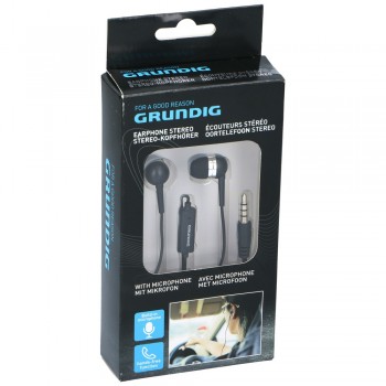 Oortjes met microfoon grundig