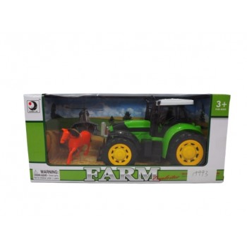 Tractor met koe 