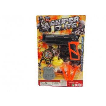 Pistool pijlen met badge 