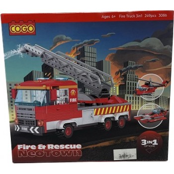 Cogo brandweer 3 in 1
