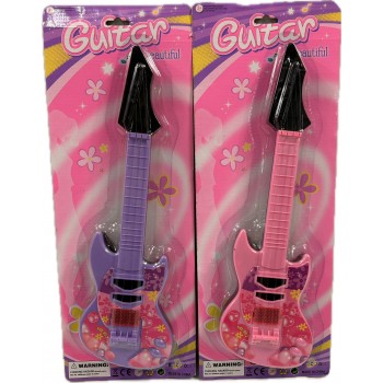 Gitaar roze 