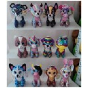 Wilde dieren assorti 19cm 