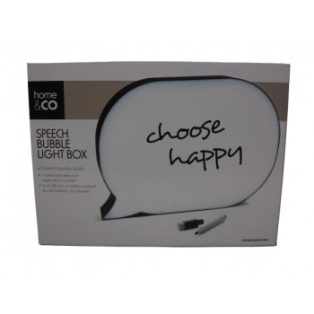 Speech bubble light box 