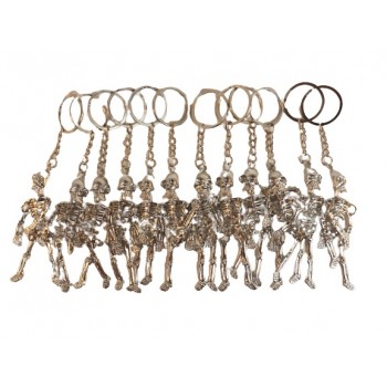 Sleutelhanger skelet metaal 