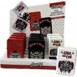 Aansteker metaal zippo model doodskop