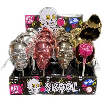 Sleutelhanger lolly doodskop 