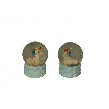 Glitter globe eenhoorn