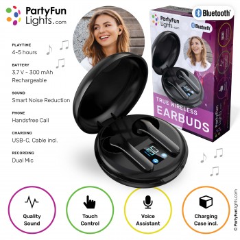 Wireless earbuds black 