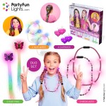 Flashing led party jewels 5 delig  Flashing led party jewels 5 delig