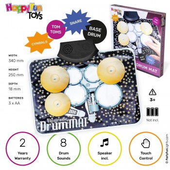 Electronic drum mat 8 sounds