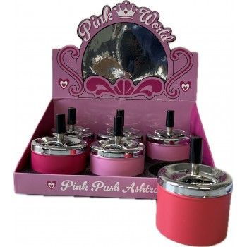 Asbak roze assortie