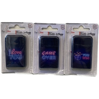 Aansteker jetflame neon blistercard 