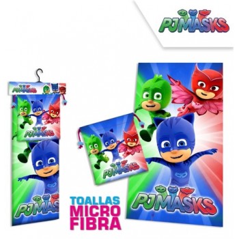 Pj mask strand handdoek en lunch bag