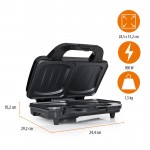 Sandwich maker extra diep
